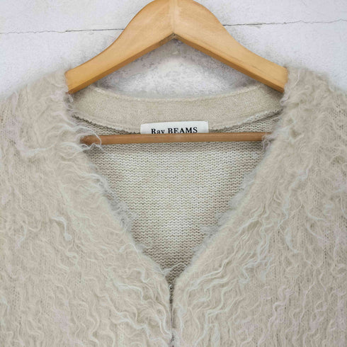 レイビームス Ray BEAMS ヘアリーシャギーカーディガン レディース