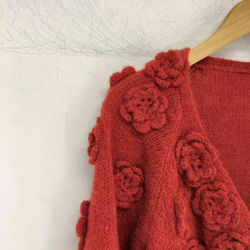 The girls society rose motif cardigan レディース FREE