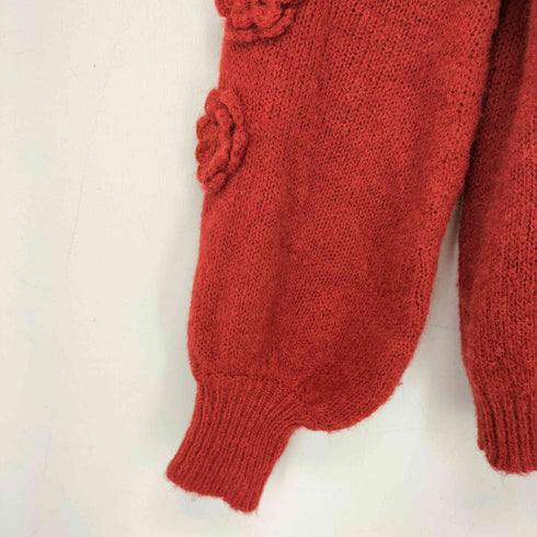 The girls society rose motif cardigan レディース FREE