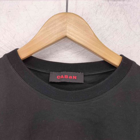キャバン CABaN 裁縫 クルーネック半袖Tシャツ レディース M