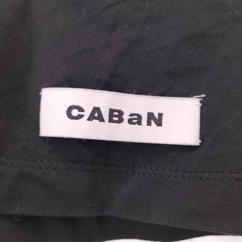 キャバン CABaN 裁縫 クルーネック半袖Tシャツ レディース M