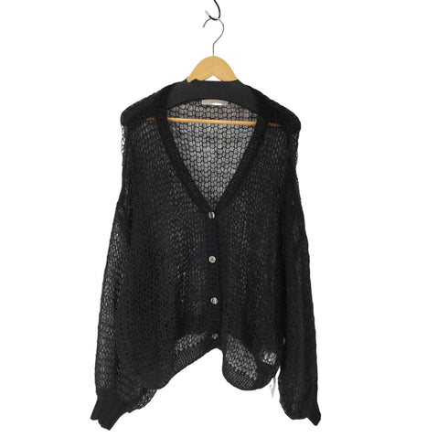 THE TOE PARASOL KID MOHAIR CARDIGAN レディース M
