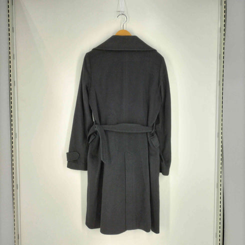 コムサデモード COMME CA DU MODE カシミヤ100% ベルト付き スタンドカラーコート レディース 15