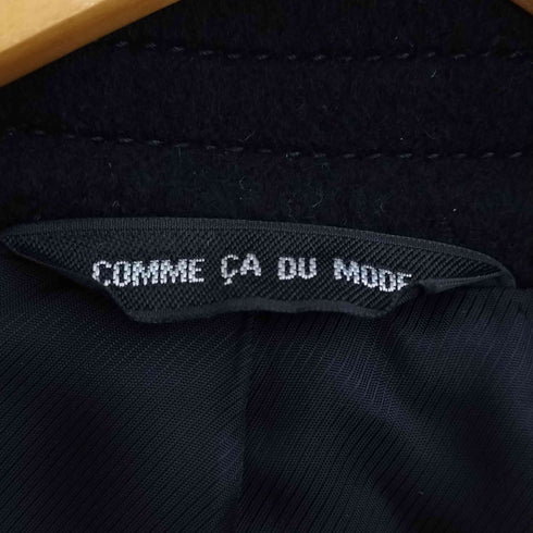 コムサデモード COMME CA DU MODE カシミヤ100% ベルト付き スタンドカラーコート レディース 15