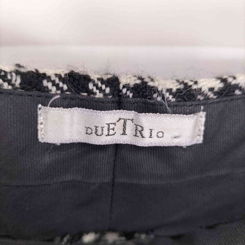 イッセイミヤケ ISSEY MIYAKE DUETRIO 80S グレンチェック 2タック ウール スラックス メンズ JPN:M