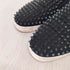 クリスチャンルブタン CHRISTIAN LOUBOUTIN ROLLER BOAT スパイクスタッズ スリッポン メンズ EUR:43