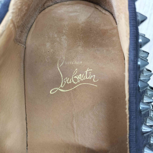 クリスチャンルブタン CHRISTIAN LOUBOUTIN ROLLER BOAT スパイクスタッズ スリッポン メンズ EUR:43