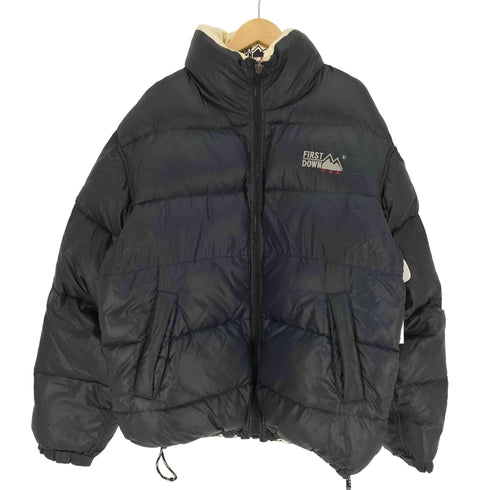 ファーストダウン FIRST DOWN リバーシブル ジップアップ ダウンジャケット メンズ 2L