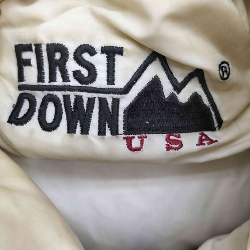 ファーストダウン FIRST DOWN リバーシブル ジップアップ ダウンジャケット メンズ 2L