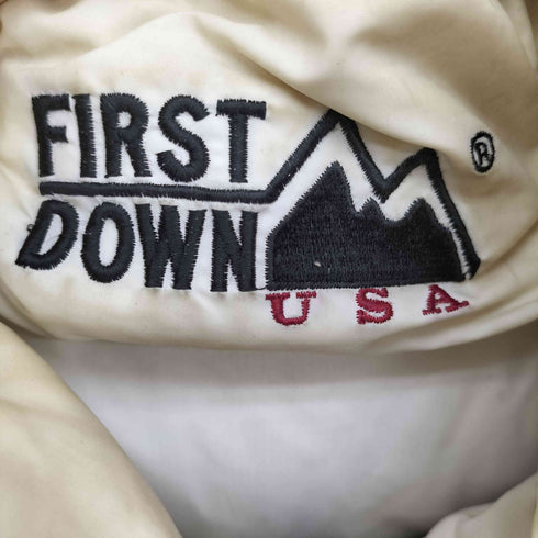 ファーストダウン FIRST DOWN リバーシブル ジップアップ ダウンジャケット メンズ 2L