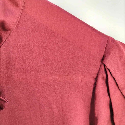 プラダ PRADA シルク100% ボウタイ フリルブラウス レディース FR:44