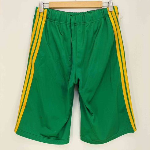 アディダス adidas 90s デサント製 トレフォイルロゴ刺繍 3ライン イージージャージ ショーツ メンズ JPN:L