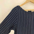 Memoire ストライプ L/S ワンピース レディース