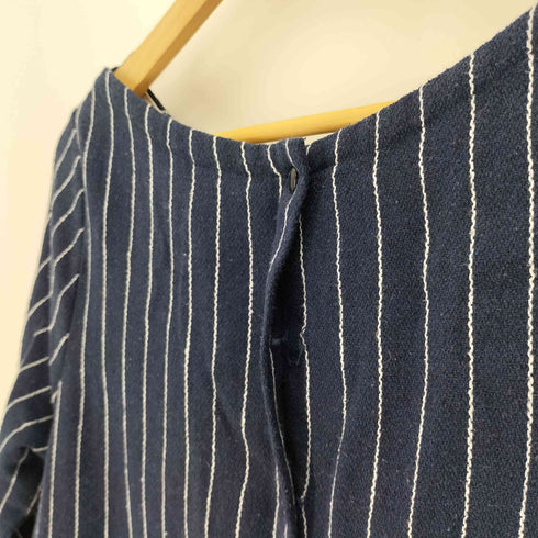 Memoire ストライプ L/S ワンピース レディース