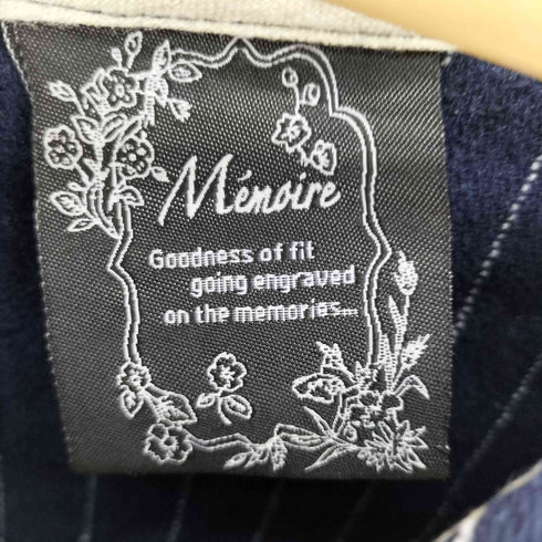 Memoire ストライプ L/S ワンピース レディース