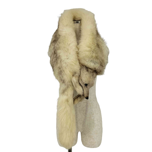 顔つき リアルファー ティペット レディース