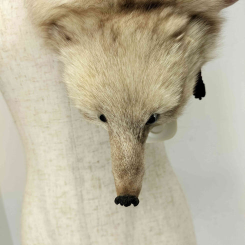 顔つき リアルファー ティペット レディース