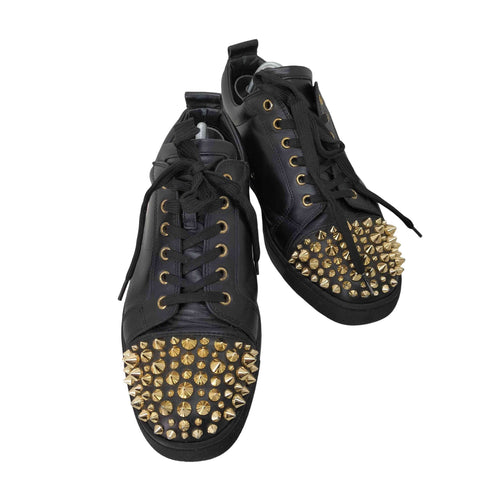 クリスチャンルブタン CHRISTIAN LOUBOUTIN レザースパイク スタッズ スニーカー メンズ 41 1/2