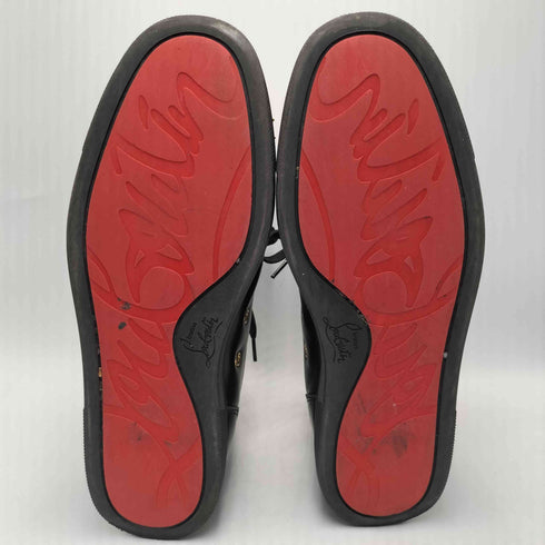 クリスチャンルブタン CHRISTIAN LOUBOUTIN レザースパイク スタッズ スニーカー メンズ 41 1/2