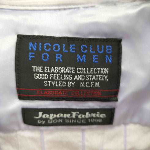 ニコルクラブフォーメン NICOLE CLUB FOR MEN 90-00S L/S ストライプ シャツ メンズ JPN:46