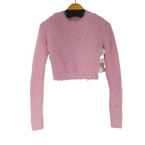 ザラ ZARA クロップド シャギーニット レディース import:S