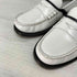 プラダ PRADA ホワイト レザー コインローファー メンズ 6