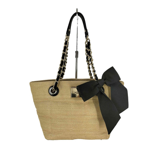 ケイトスペード Kate spade リボン ストロー かごバッグ レディース