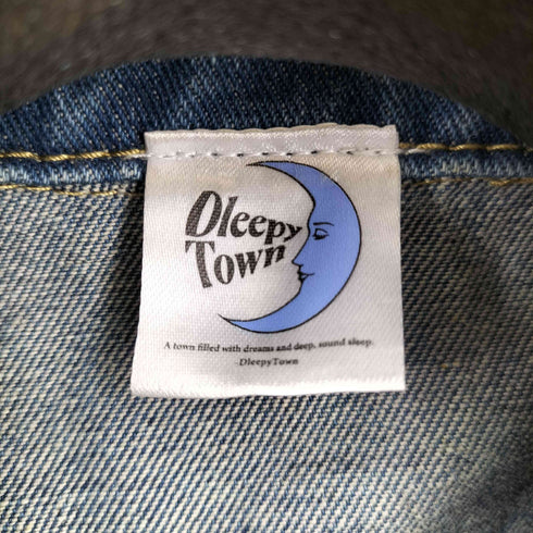 Dleepy Town クロップドカッティング デニムジャケット レディース