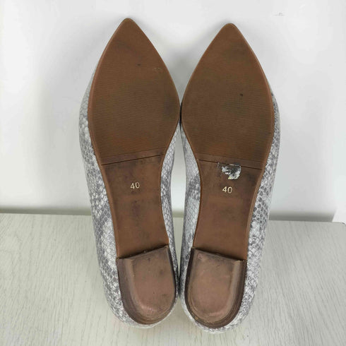 エンチャンテッド enchanted 本革Vカットフラットシューズ レディース 40