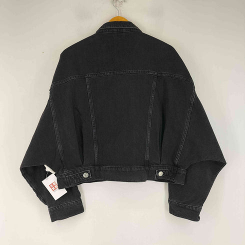 ザラ ZARA OVERSIZED BATWING DENIM JACKET レディース import:L