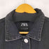 ザラ ZARA OVERSIZED BATWING DENIM JACKET レディース import:L