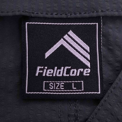 フィールドコア FieldCore ガーデニングサロペットパンツ シアサッカー レディース L