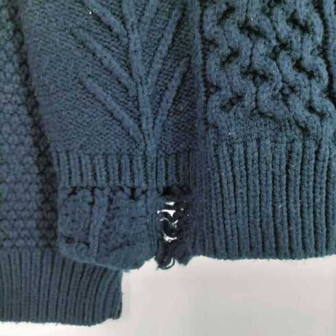 ヴィクティム VICTIM DAMEGE CABLE KNIT ダメージ ケーブルニット メンズ JPN:L