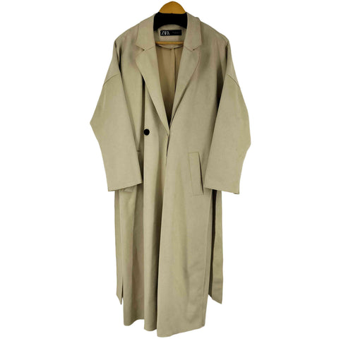 ザラ ZARA FAUX SUEDE TOPCOAT レディース import:M