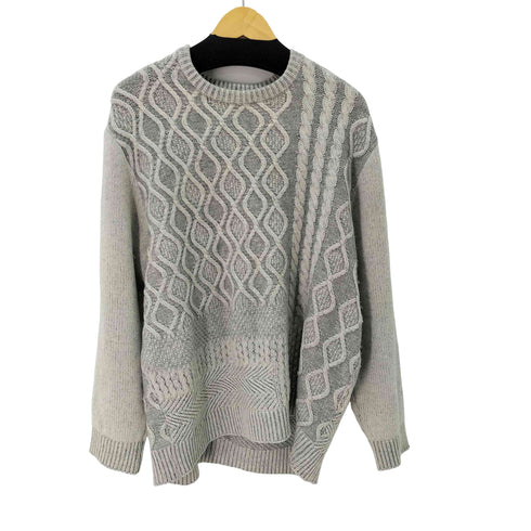 ミラショーン mila schon Pure Cashmere カシミヤ100 ケーブルニット メンズ JPN:50