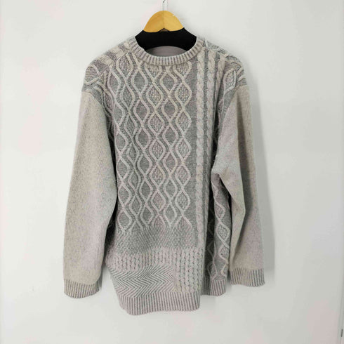 ミラショーン mila schon Pure Cashmere カシミヤ100 ケーブルニット メンズ JPN:50