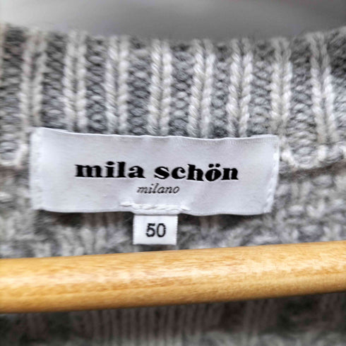 ミラショーン mila schon Pure Cashmere カシミヤ100 ケーブルニット メンズ JPN:50