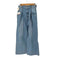 スナイデル snidel 23SS ダブルタックデニムワイドパンツ レディース JPN:0