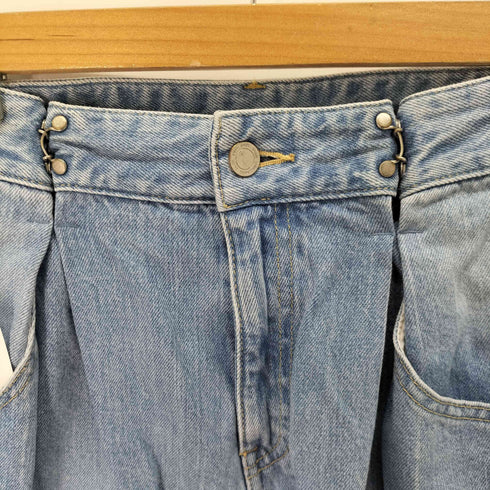 スナイデル snidel 23SS ダブルタックデニムワイドパンツ レディース JPN:0