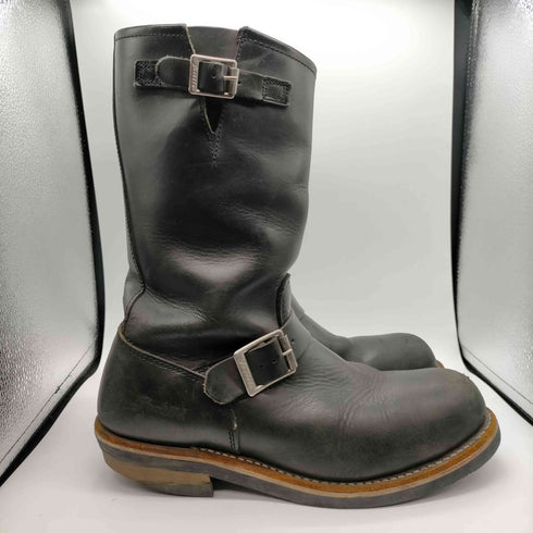 GOLLIRA SHOE ロゴ 型押し バックルベルト レザー エンジニア ブーツ レディース US:7