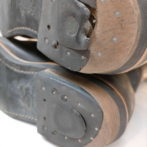 GOLLIRA SHOE ロゴ 型押し バックルベルト レザー エンジニア ブーツ レディース US:7