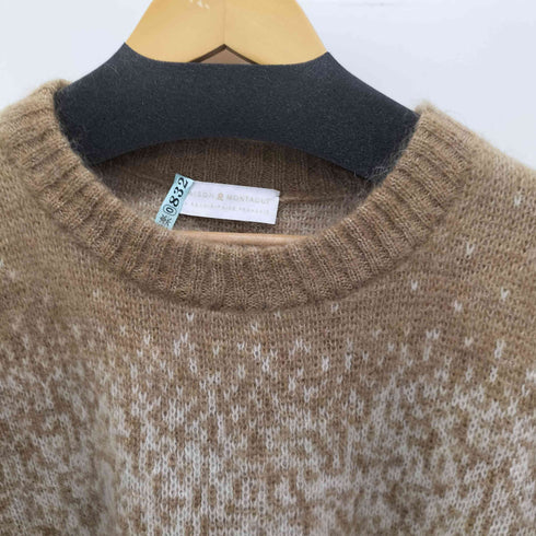 MAISON MONTAGUT モヘア混 総柄ニット メンズ JPN:L