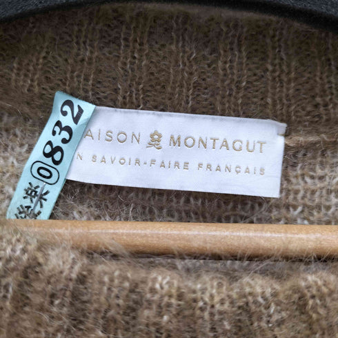 MAISON MONTAGUT モヘア混 総柄ニット メンズ JPN:L