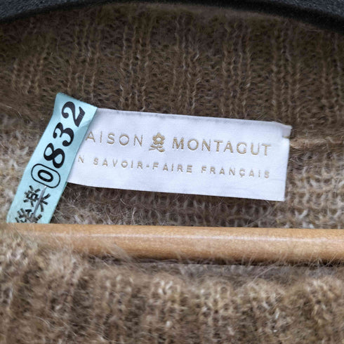 MAISON MONTAGUT モヘア混 総柄ニット メンズ JPN:L