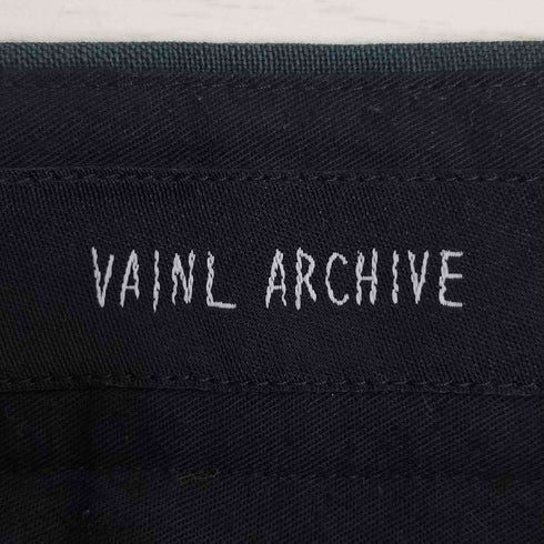 ヴァイナルアーカイブ VAINL ARCHIVE モヘヤ混ウール ストレート スラックスパンツ メンズ JPN:L