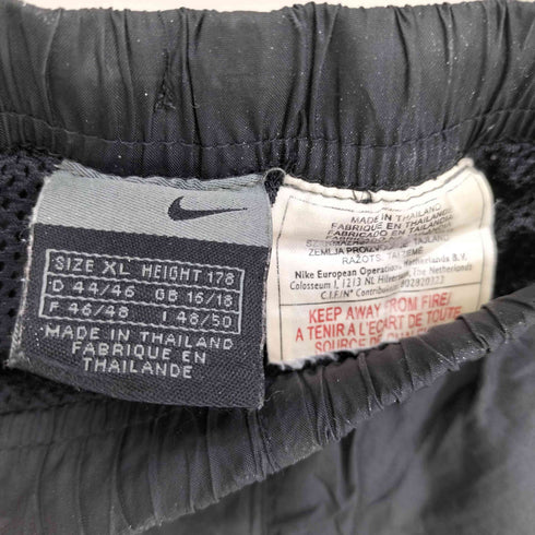 ナイキ NIKE 00S グレータグ スウッシュ刺繍 裾サイドジップ イージー ナイロン パンツ メンズ JPN:XL
