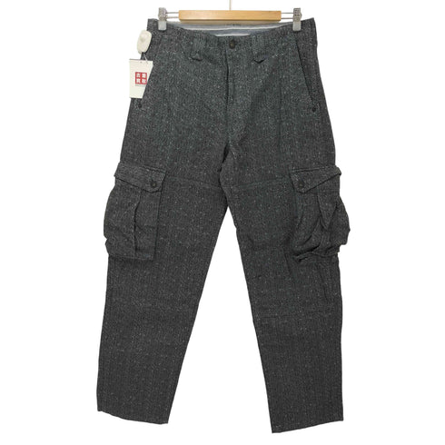 ドゥアラット DOARAT コットン100 ヘリンボーン カーゴパンツ メンズ JPN:M