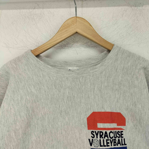 チャンピオン Champion 90S USA製 reverse weave スウェット 両面プリント syracuse volleyball メンズ import:L