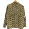 80-90S HUNTINGTON GARAGE USA製 総柄 リーフ シャツジャケット メンズ import:M