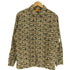 80-90S HUNTINGTON GARAGE USA製 総柄 リーフ シャツジャケット メンズ import:M